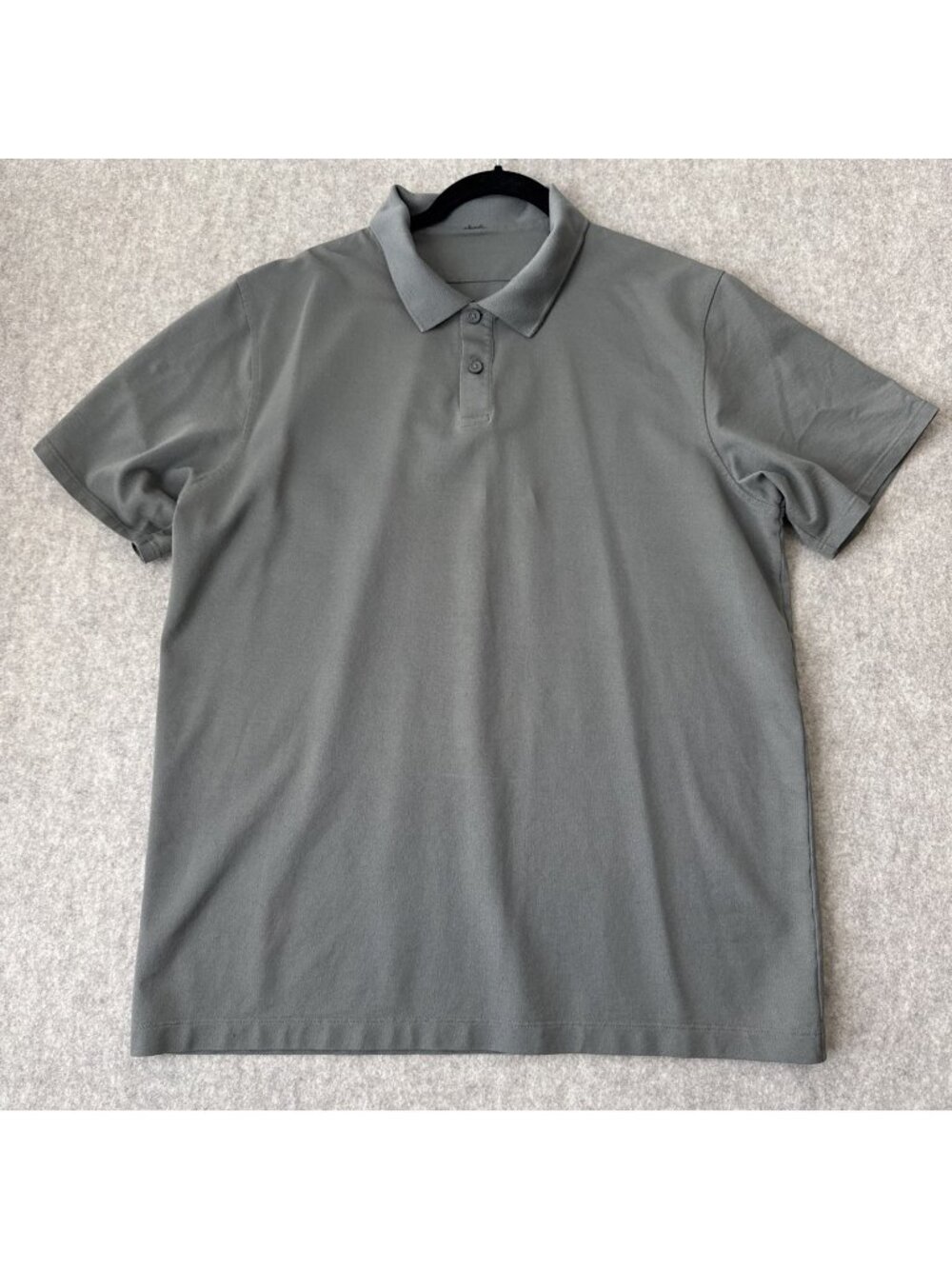 Lululemon Soft Jersey Polo Shirt Mens Large Short Sleeve